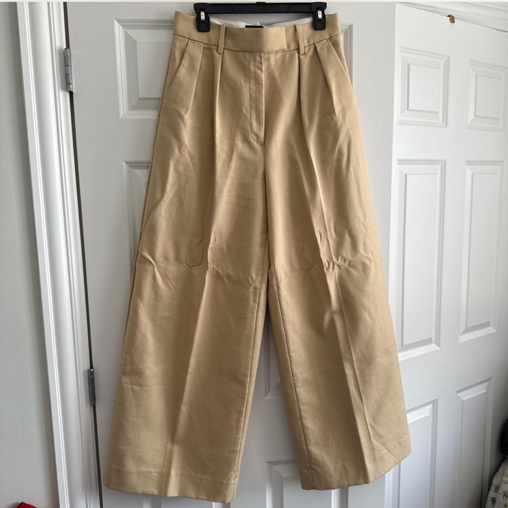 Banana Republic Tan Wide-Leg Women's Pants